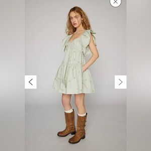 En Saison Anya Embroidered Floral Mini Dress NWT